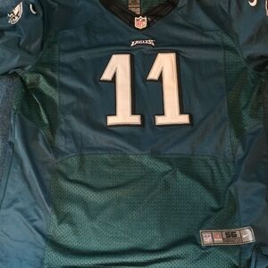 NFL Authentic Midnight Green Carson Wentz Philadelphia Eagles Jersey